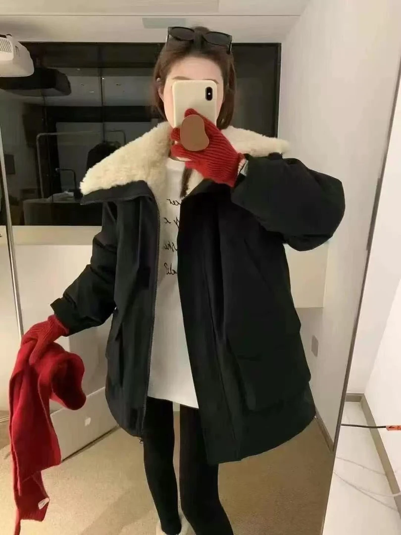 一件过冬加厚保暖毛绒派克
