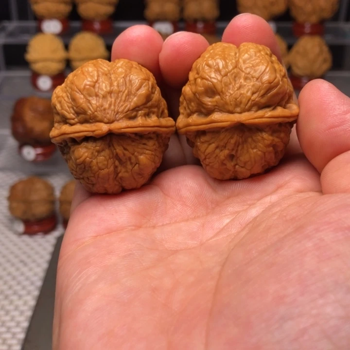把件文玩核桃29琥珀金蟾，微瑕