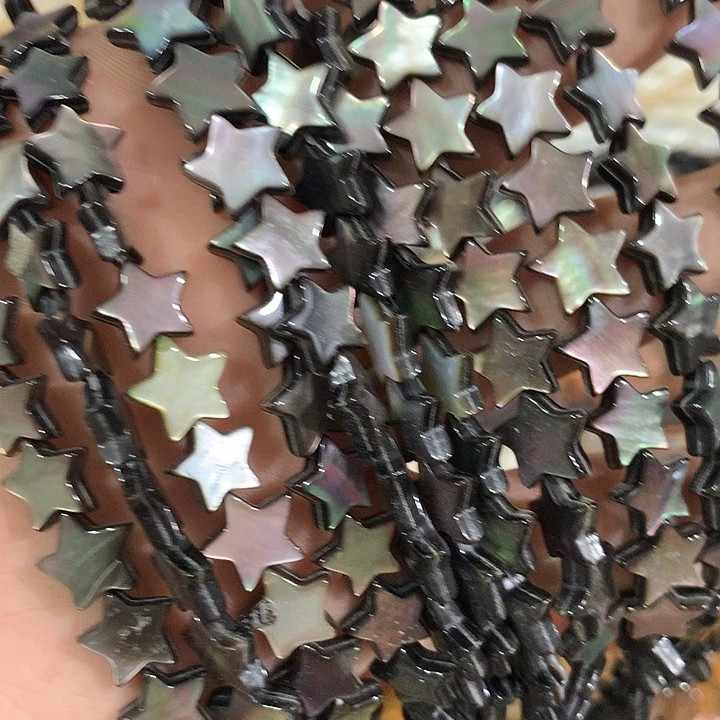 一条10mm黑叠贝五角星