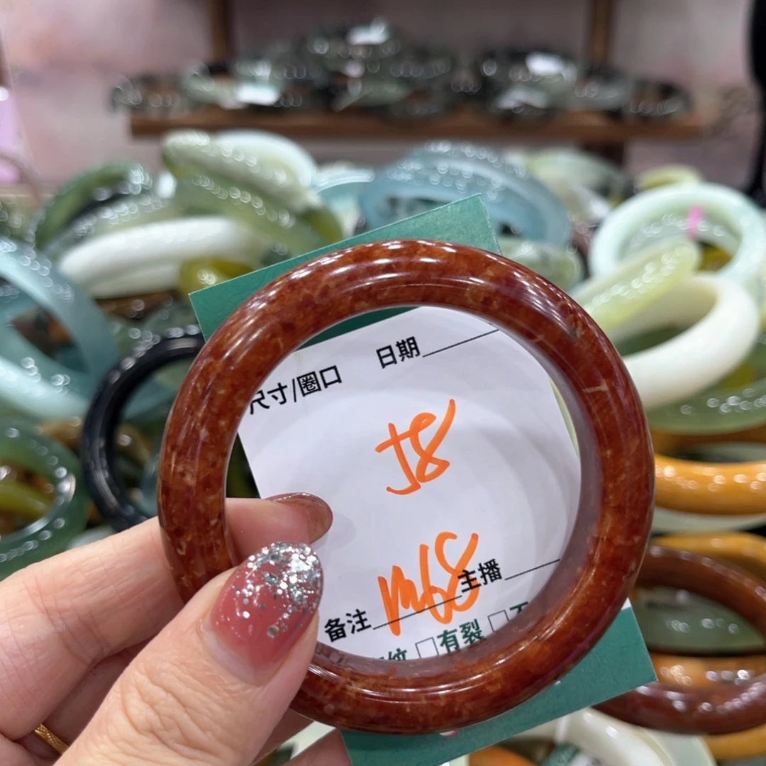 未镶嵌蛇纹石玉手镯手镯