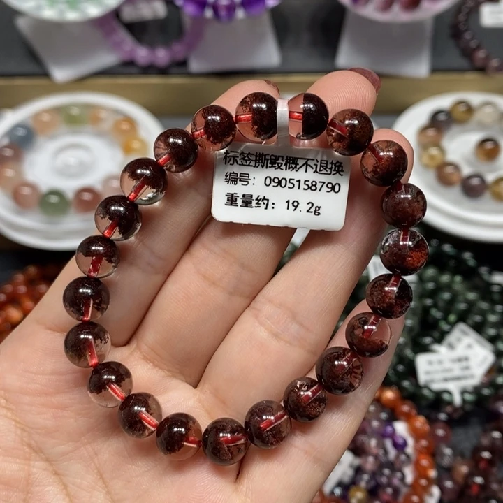 未镶嵌手链水晶红幽灵手链