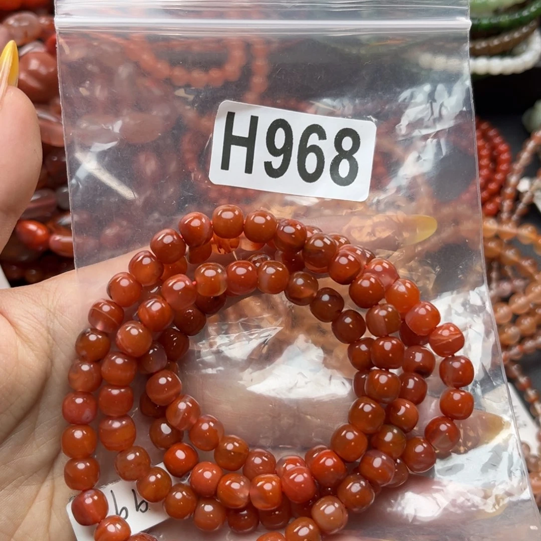 手链未镶嵌南红玛瑙7*