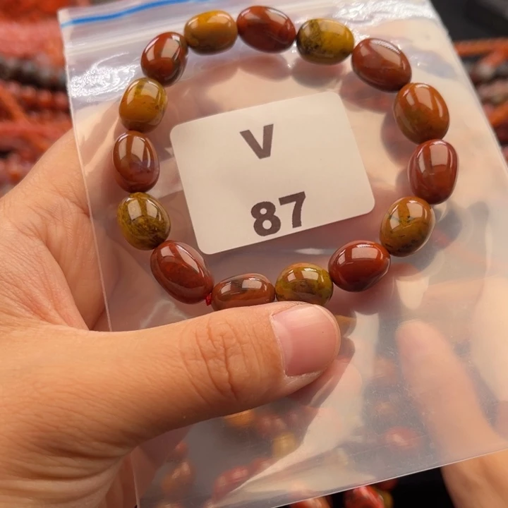 南红玛瑙未镶嵌多样性发货默认微瑕称重10mm