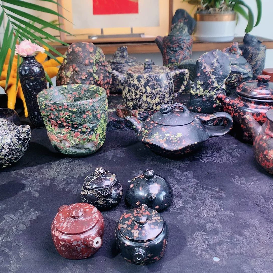 安山玉安山玉把把壶/1把