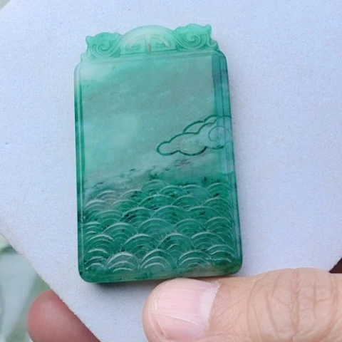 未镶嵌独山玉吊坠(不含链)