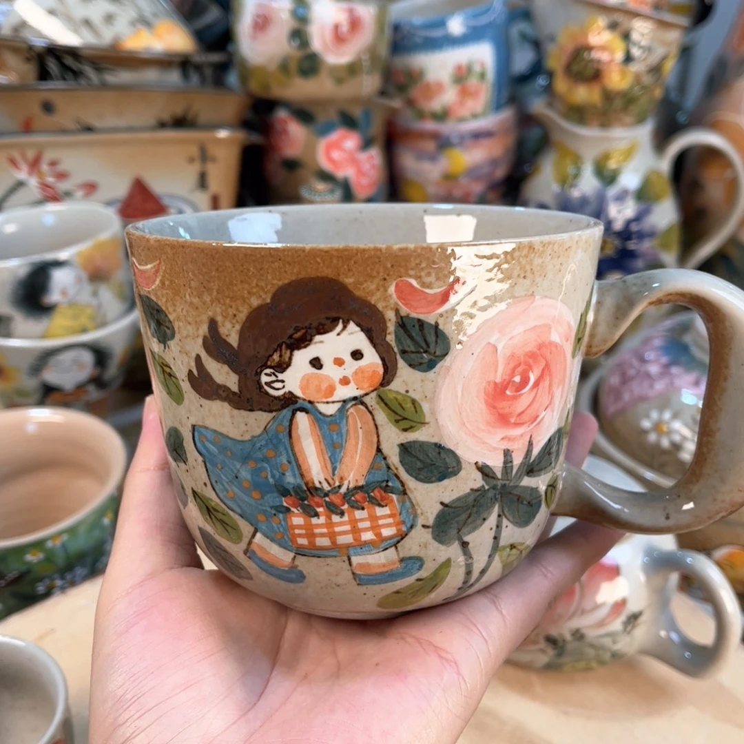 景德镇手工手绘杯