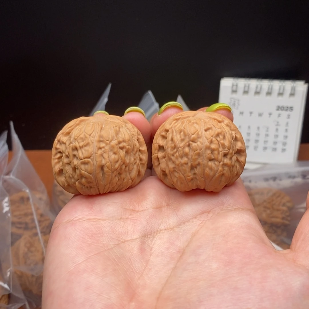 文玩核桃把件平底锅38