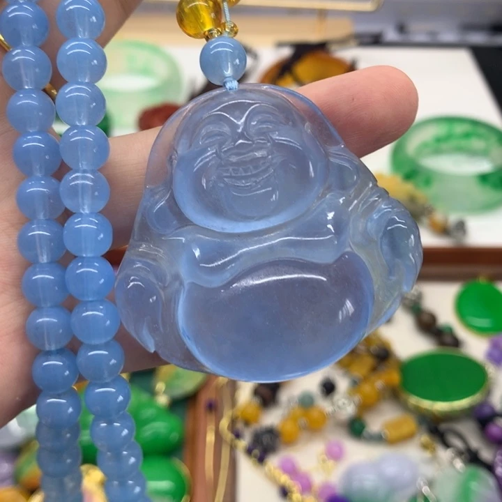 颈饰未镶嵌翡翠吊坠
