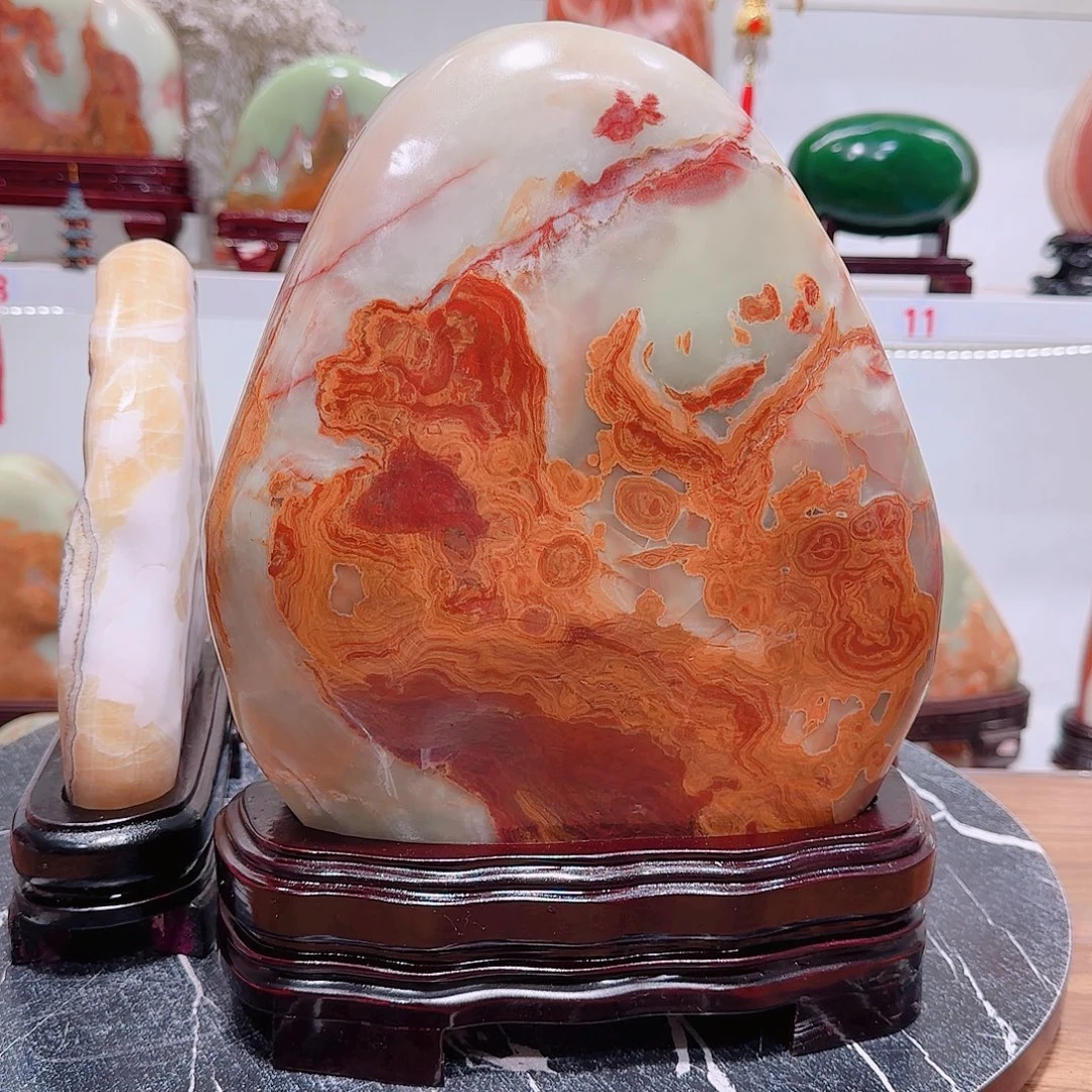 强***胜石材家居摆件办公室摆件