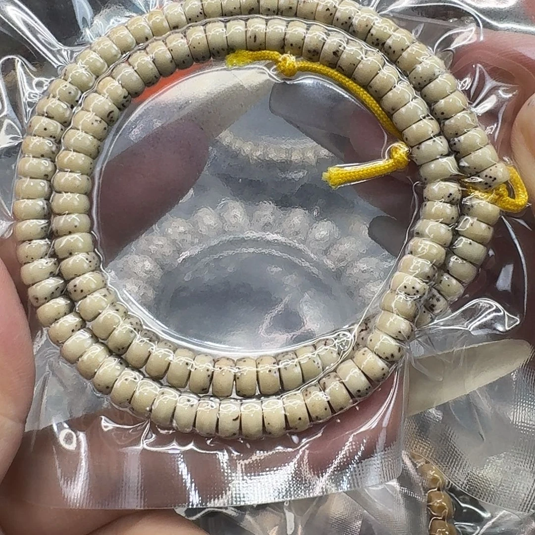 手串星月菩提84殿堂爆透半臂大留白河豚药片108 63