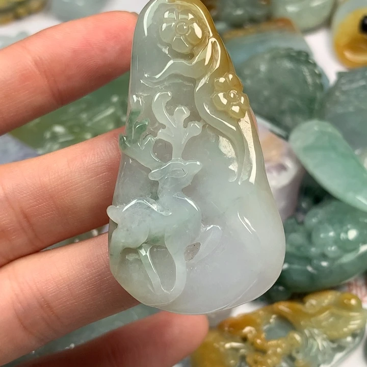 翡翠未镶嵌颈饰翡翠