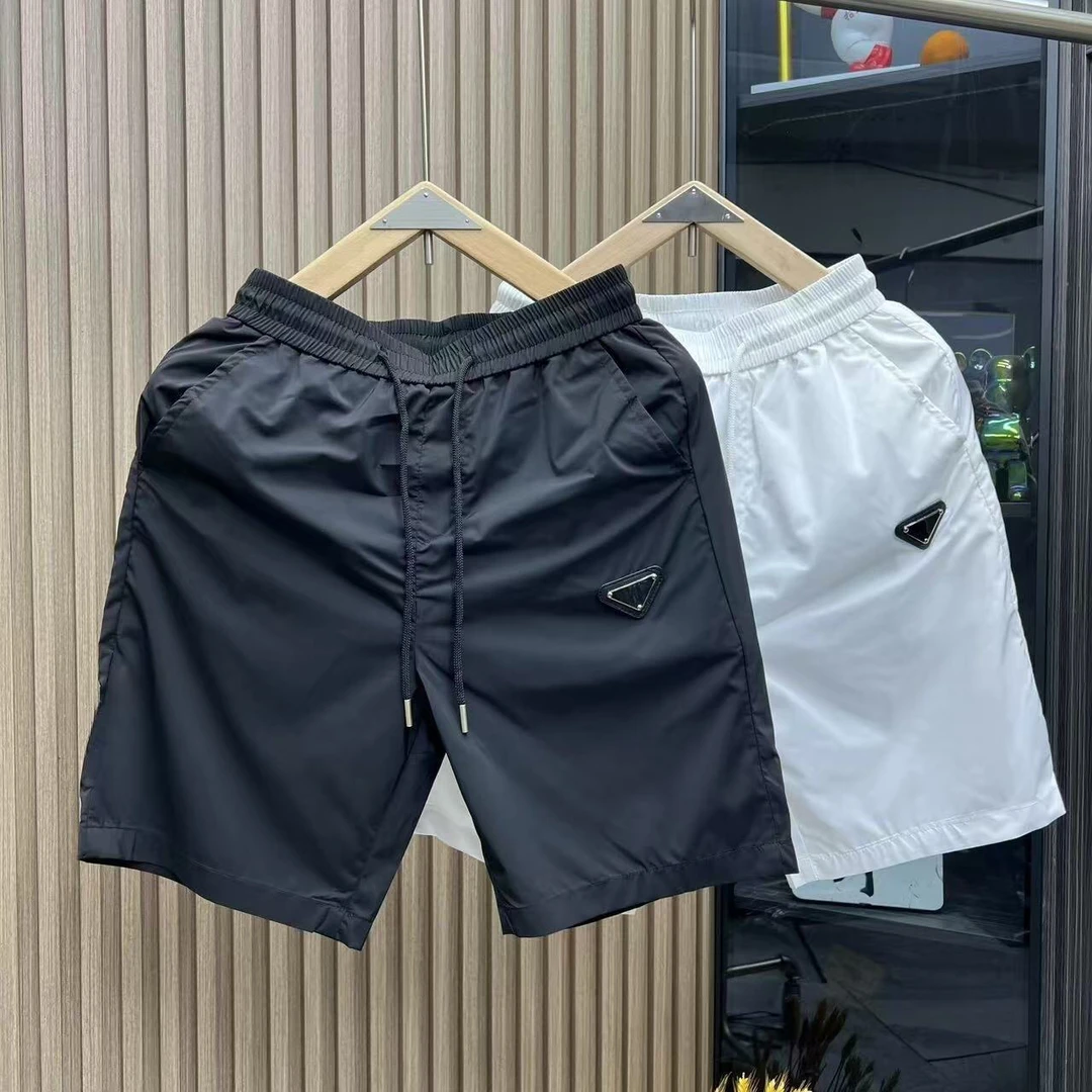 夏季新款男士休闲短裤薄款百搭运动五分裤子速干时尚潮牌沙滩中裤