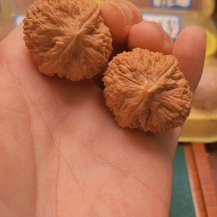 文玩核桃把件边34肚36大蒜头