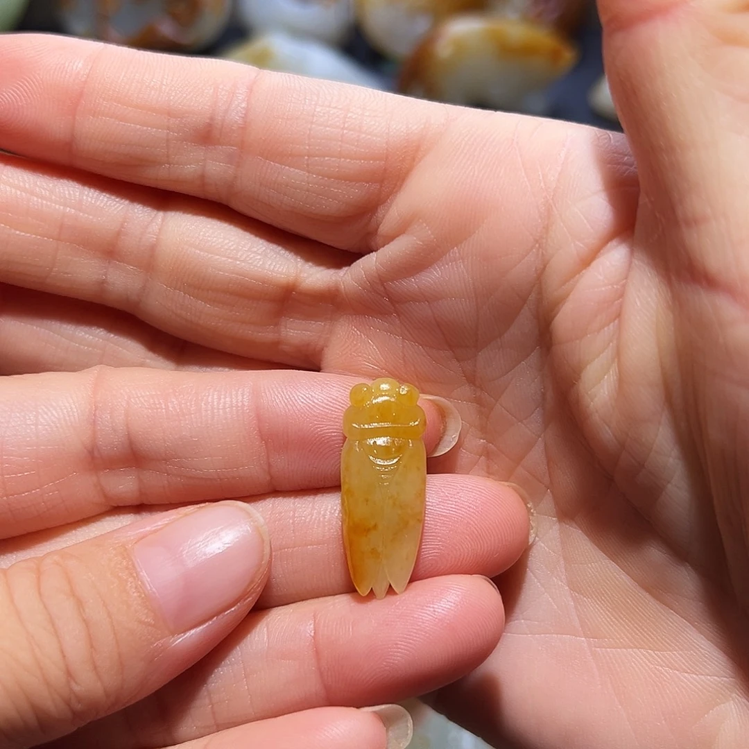 玉***姚未镶嵌和田玉挂件