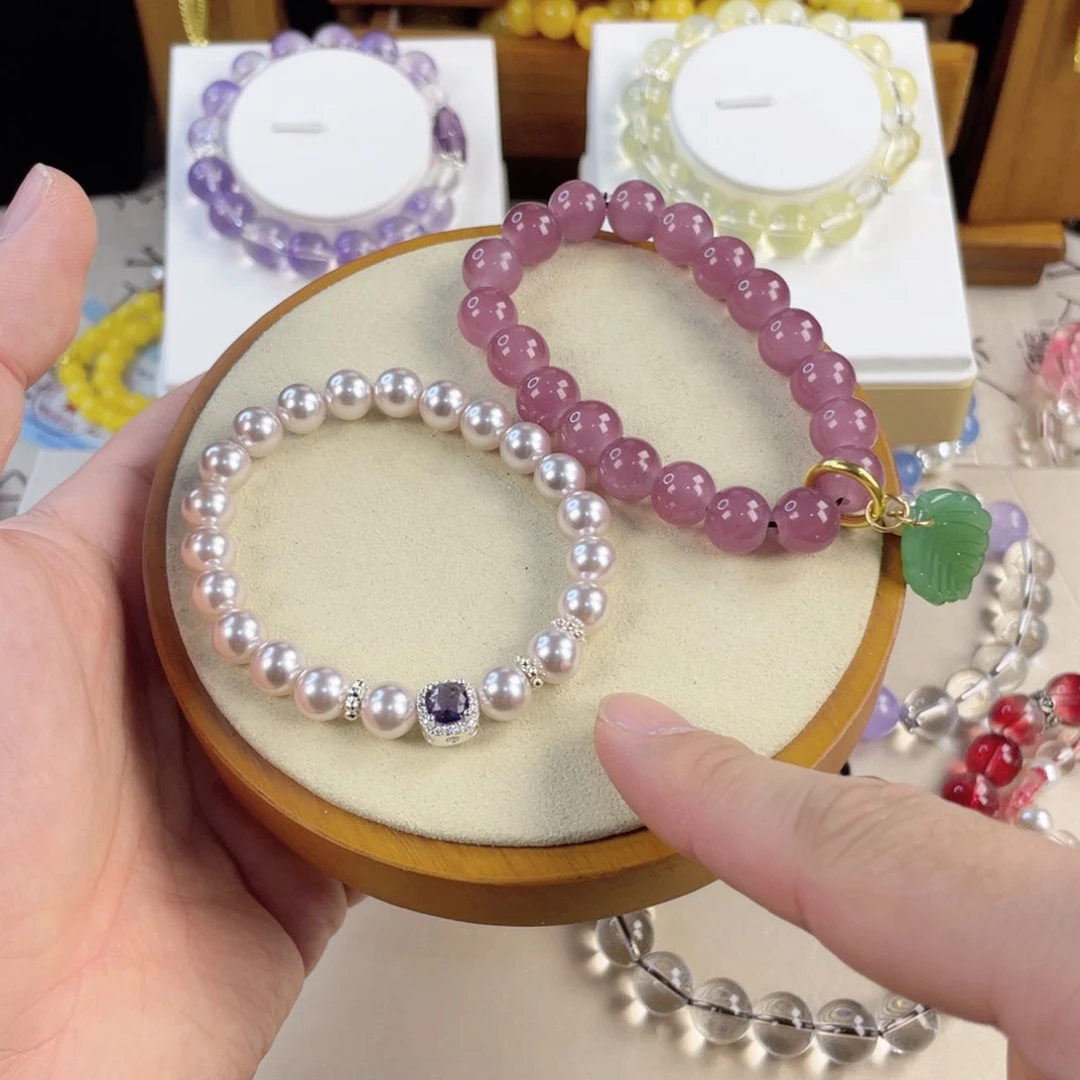 针钠钙石手饰银S925镀金镶嵌