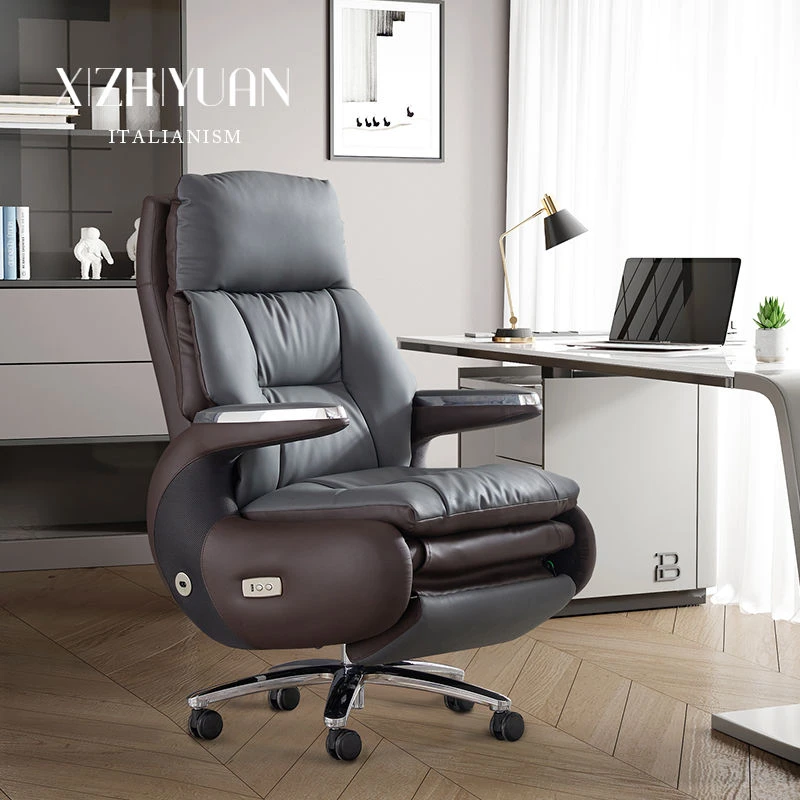 椅可躺电动办公椅舒适久坐电脑椅子人体工学椅大班椅座椅