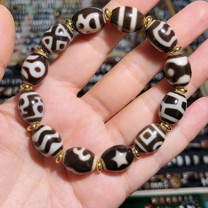 玛瑙/玉髓（覆膜）合金手链