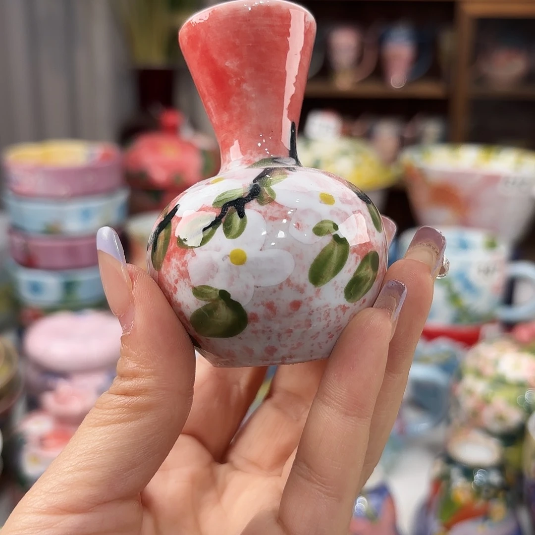 瓷片景德镇手绘高温釉下彩陶瓷茶具