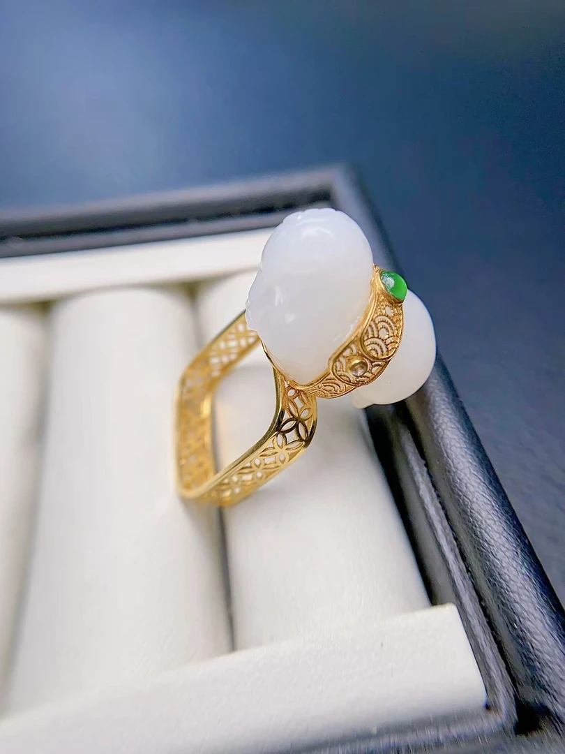 唐马和田玉戒指MJX1027-59