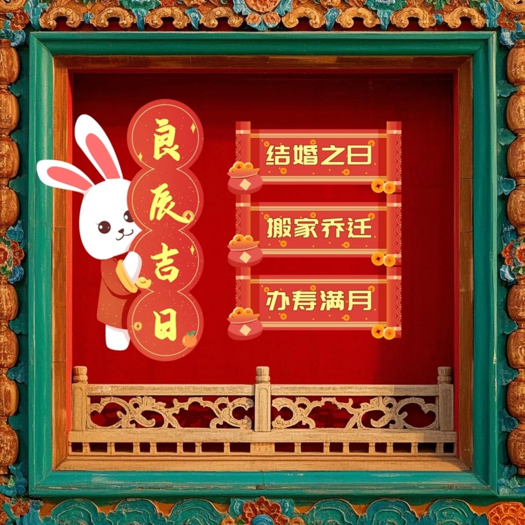 结婚满月寿辰老黄历择吉日开业乔迁万年历挑选日子查黄道吉日吉时