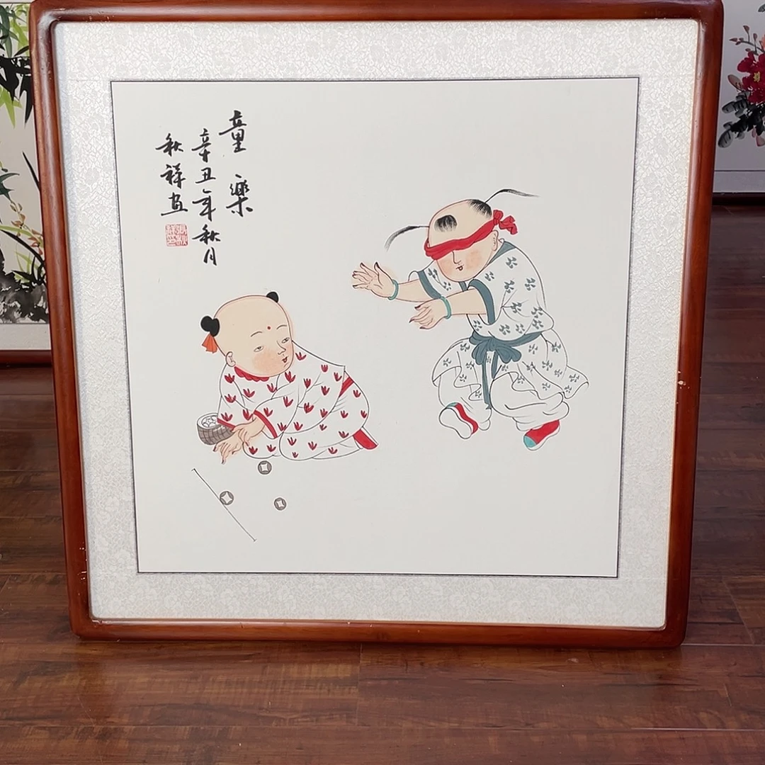 国画带框尺寸63*63厘米
