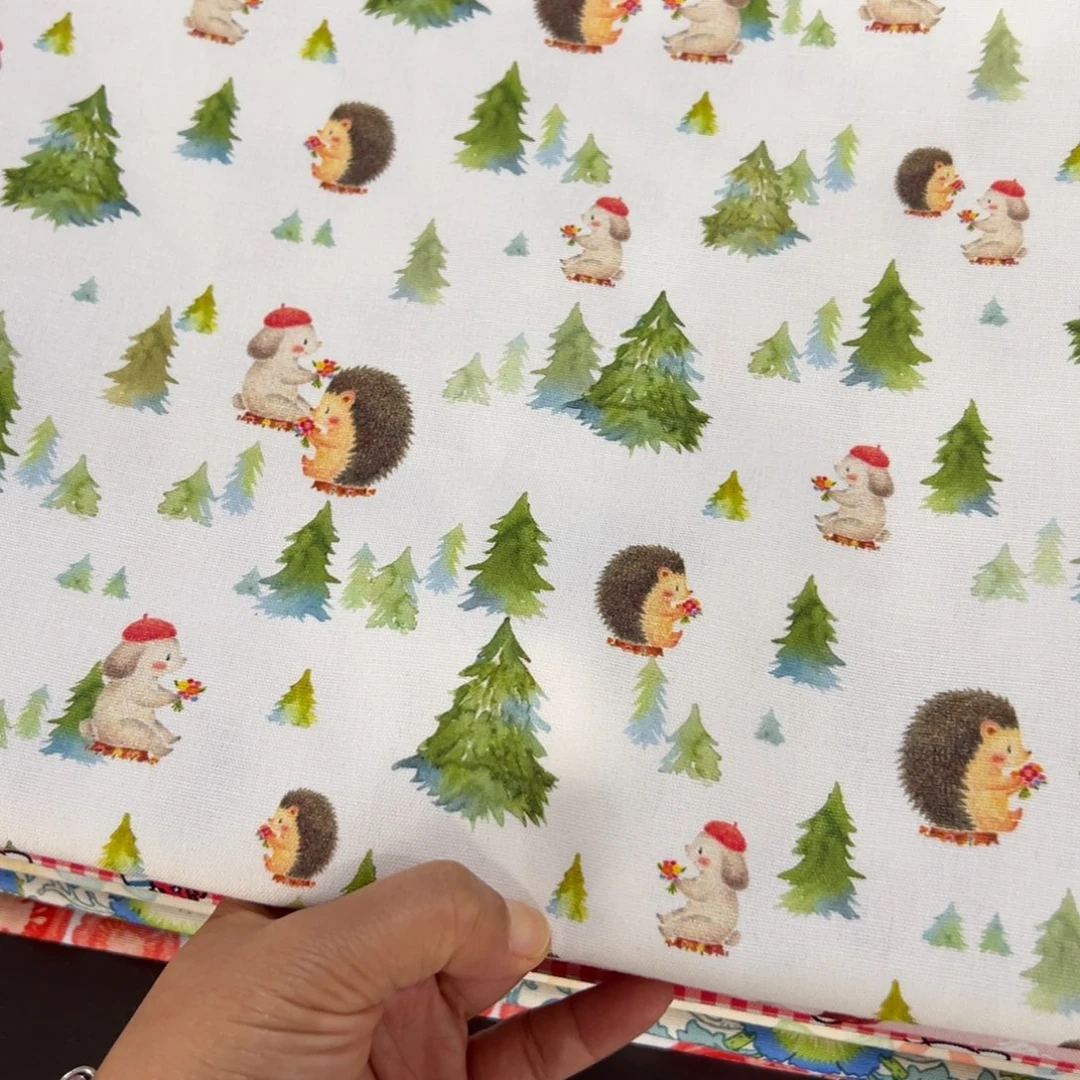 棉福袋一米价纯棉8安帆布1.5宽果子块