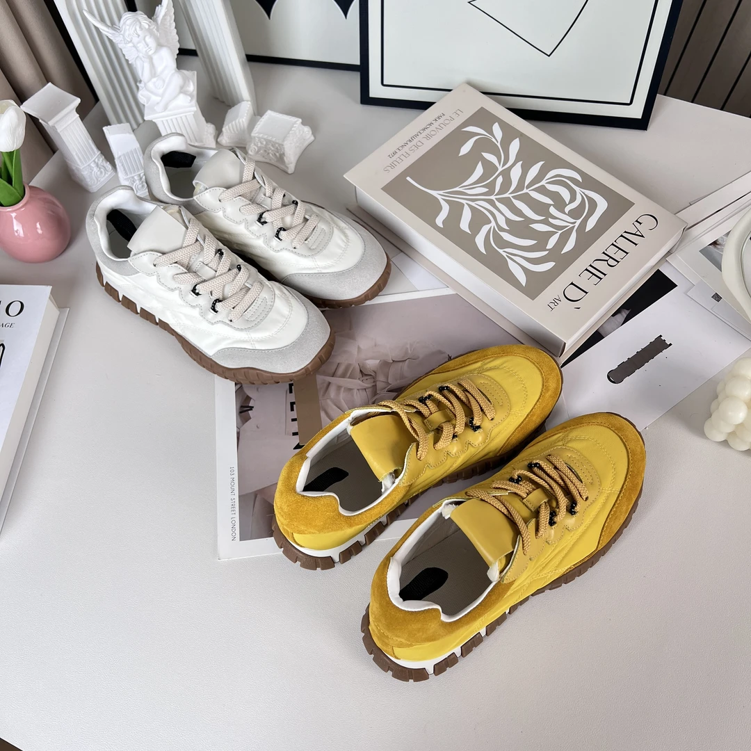 【高定S级】时代品牌增高2.5CM复古风miu系圆头运动鞋休闲鞋百搭M