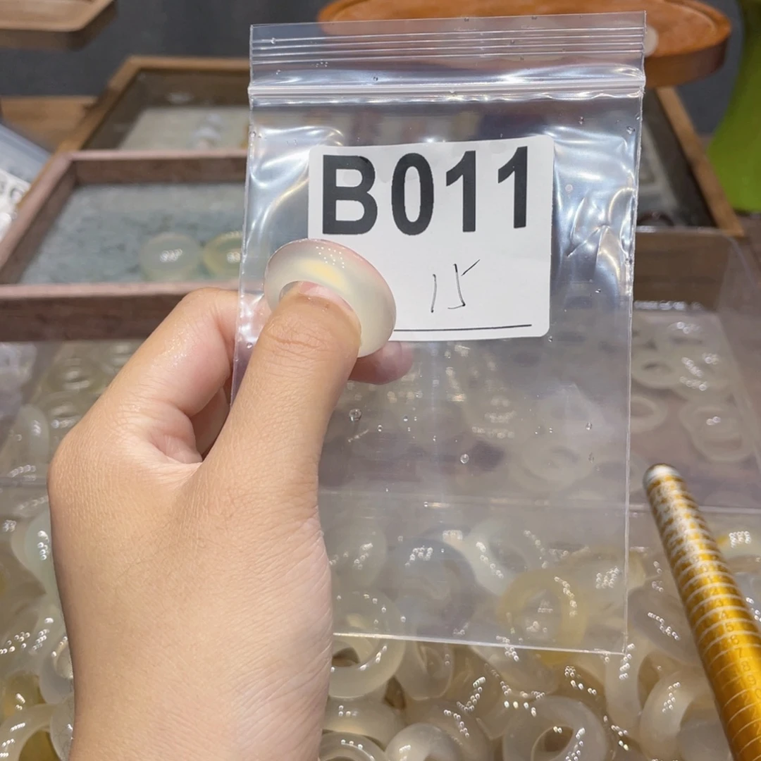 玛瑙/玉髓未镶嵌戒指011