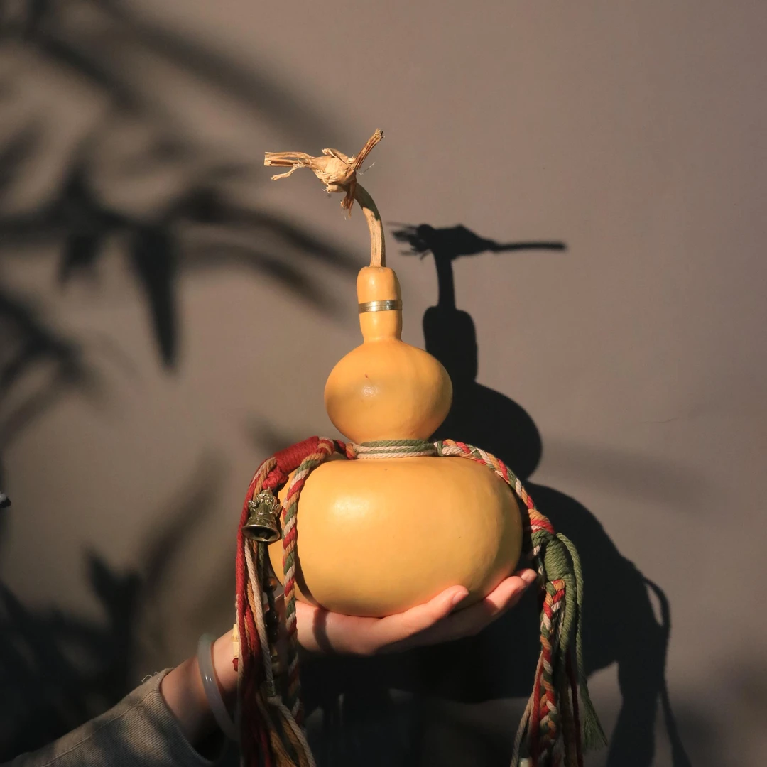 【~祈年年~】精品天然热水酒葫芦容量800ml左右~- 一物一拍