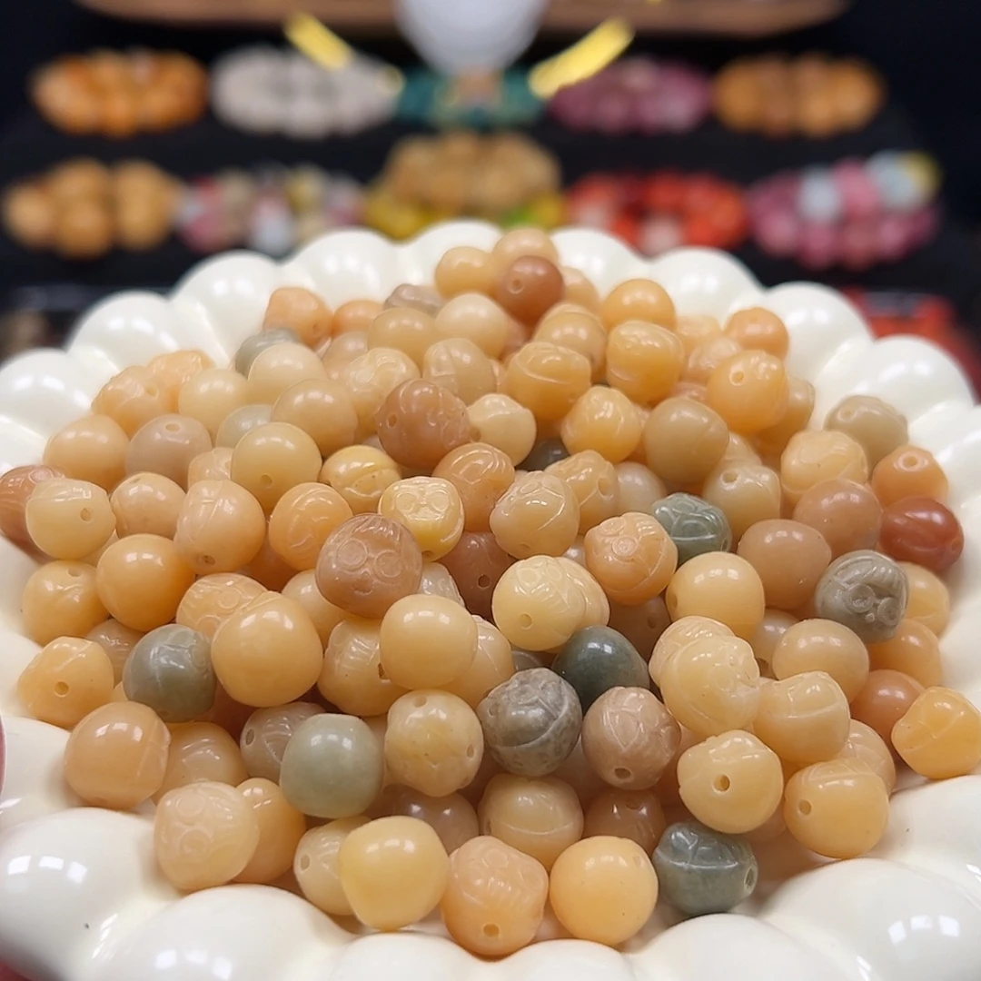 手串菩提根/象牙果微瑕卡11左右多妹50颗