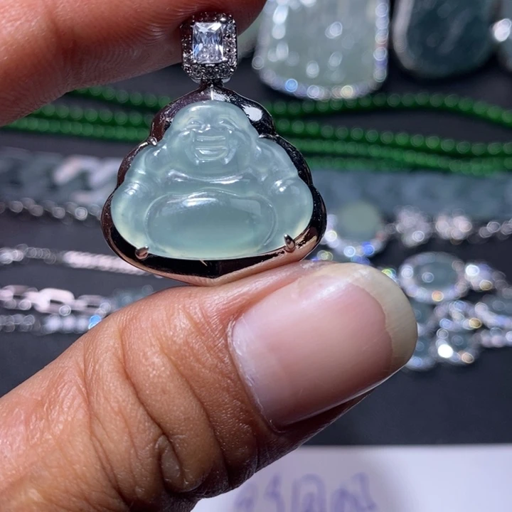 翡翠未镶嵌颈饰天然翡翠