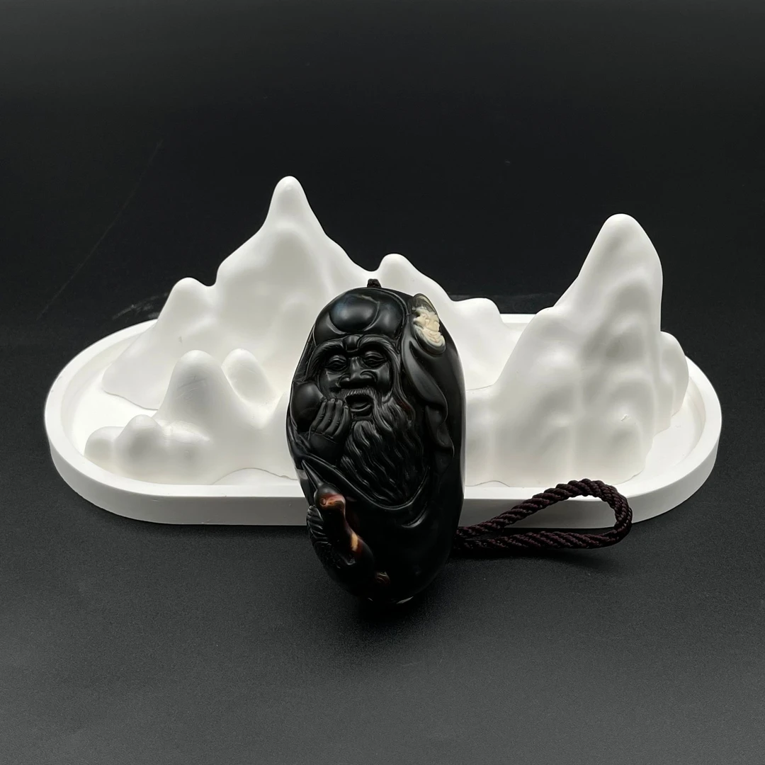 LOT.5和田青花手把件/596603