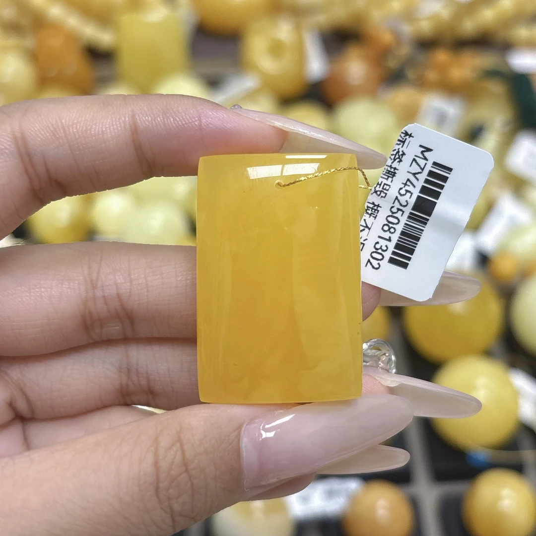 36.4mm*24.1mm*11.2mm牌子|瑕疵•蜜之缘臻选天然原矿琥珀蜜蜡