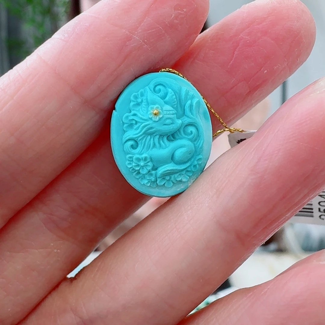 未镶嵌绿松石珠宝奇石