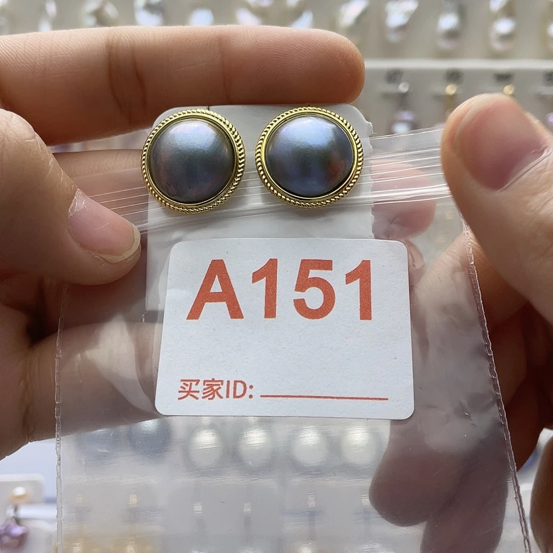 泰***忆未镶嵌天然珍珠淡水珍珠