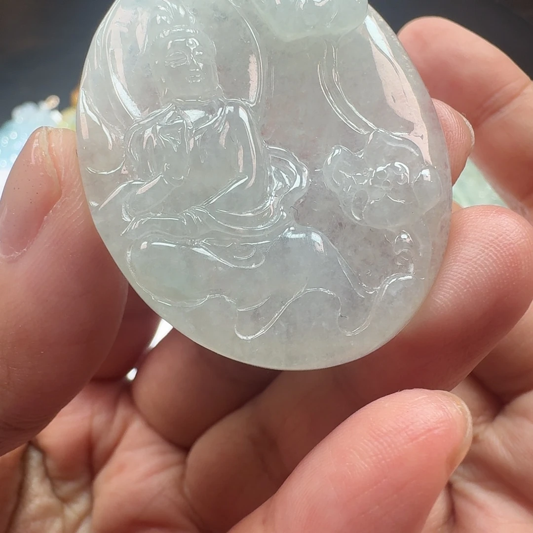颈饰未镶嵌翡翠吊坠