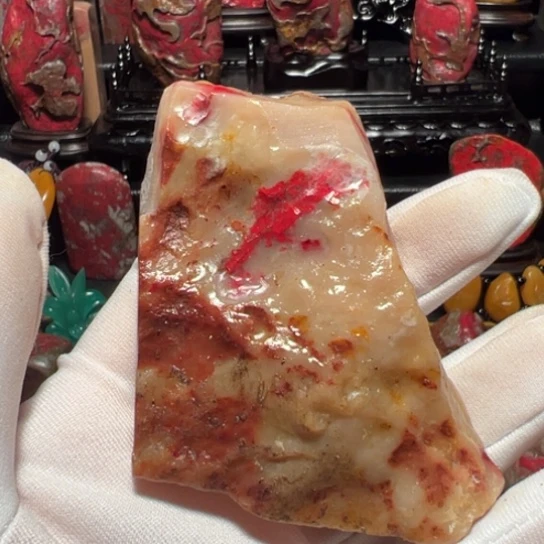 勝***！昌化鸡血石精品原石