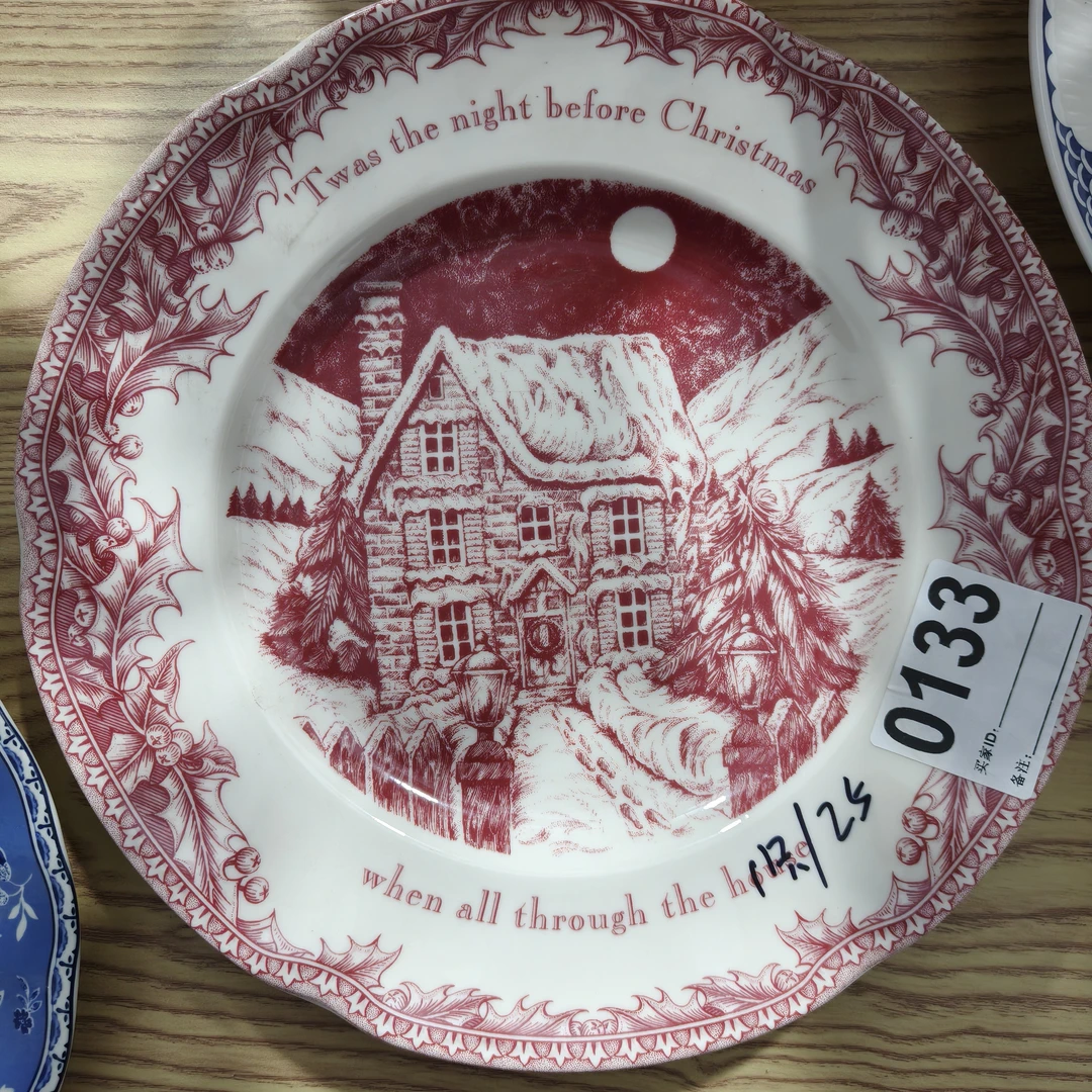 红色圣诞月光27㎝11英寸一只