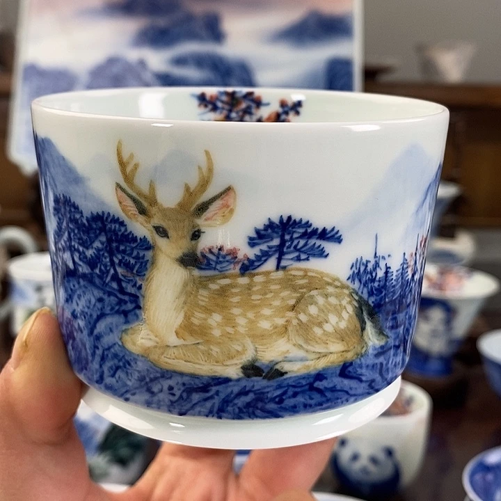 杯景德镇手工手绘陶瓷，高亮兴老师作品
