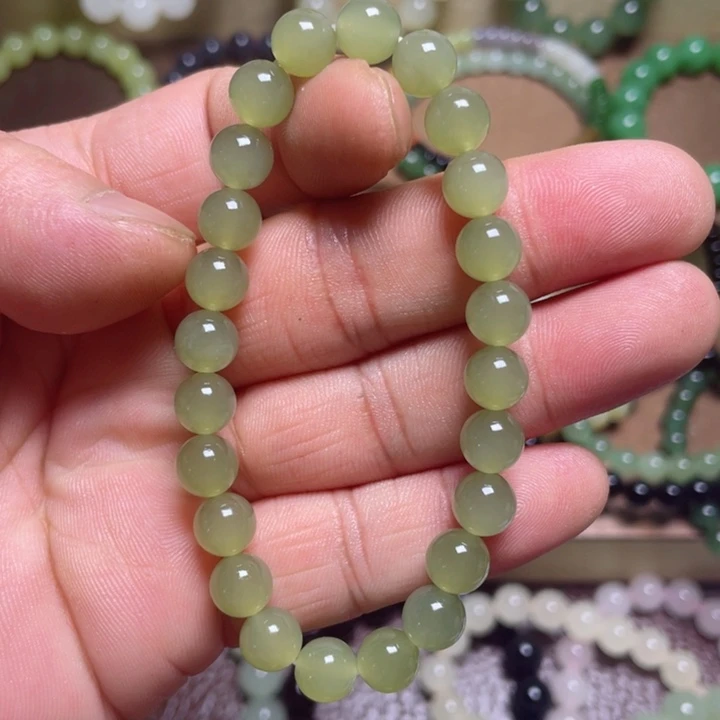 手串未镶嵌和田玉（糖玉）