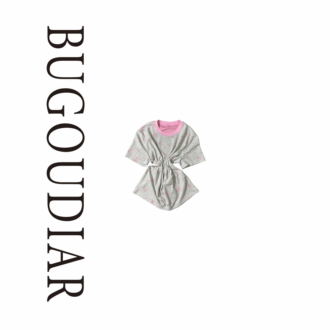 新款百搭时尚圆领短袖T恤BU-CCW393