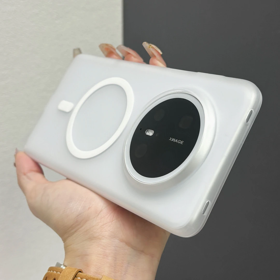 适用于华为Mate70Pro+磁吸冰雾肤感手机壳Mate60磨砂裸机手感大孔
