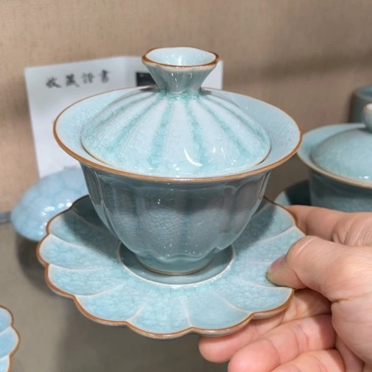 瓷片大宋名窑汝瓷茶具