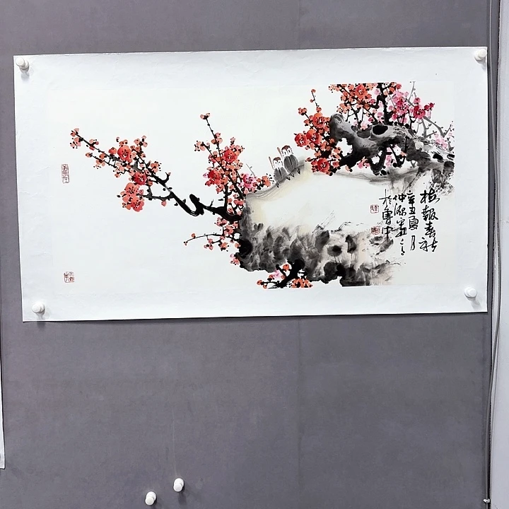 国画亲笔手绘放心去藏