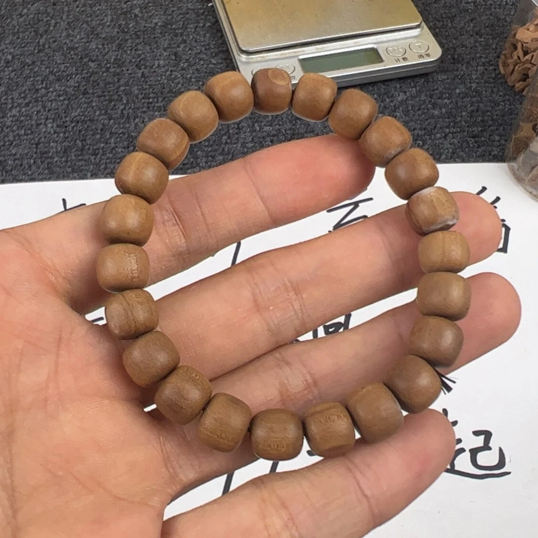 木檀香手串，瑕疵……