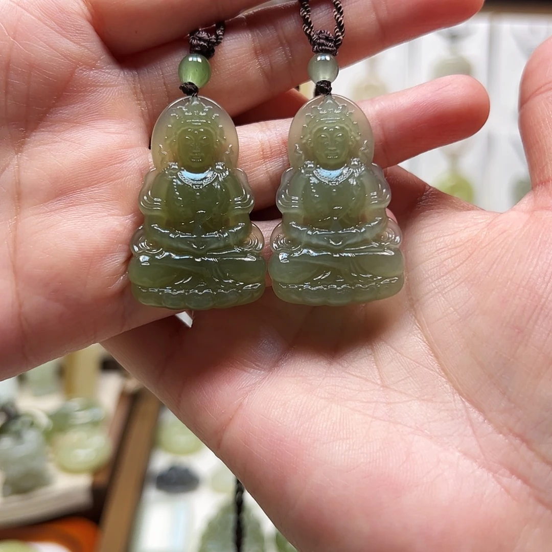 和田玉未镶嵌颈饰多样性发一