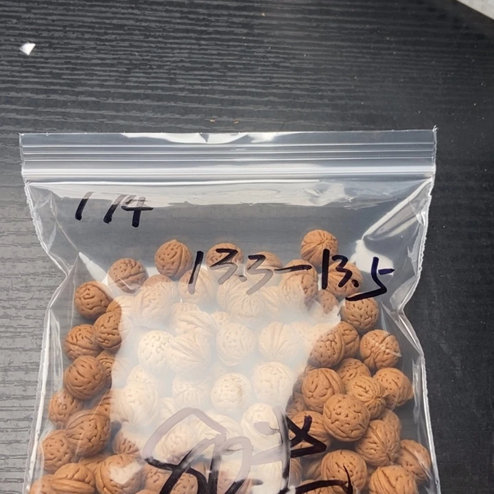 我***颖银S925小桃核散籽批发80