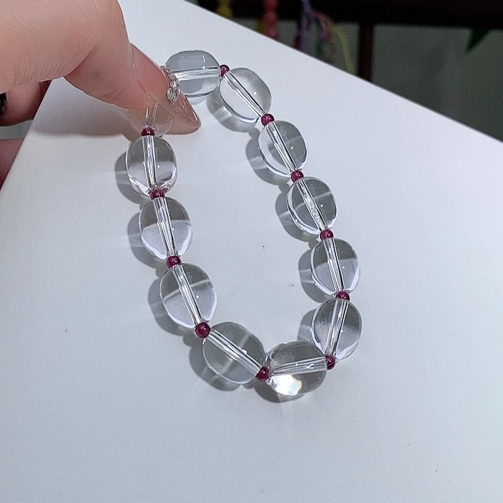 未镶嵌手链水晶11➕白水晶