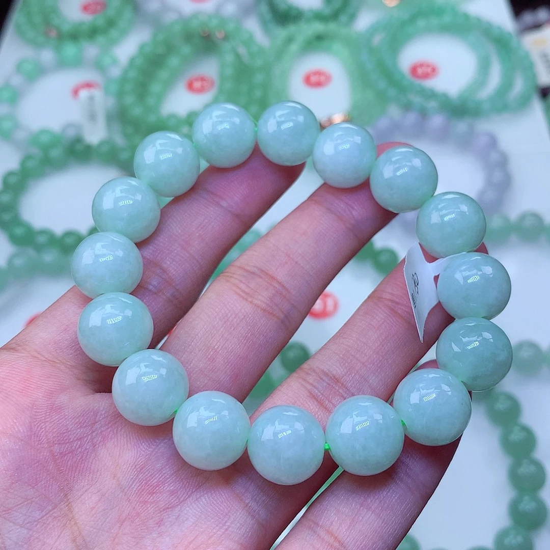 翡翠未镶嵌毛衣链