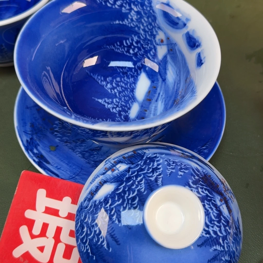 陶景德镇纯手绘茶具圆圆268